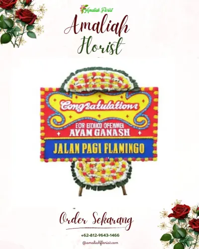 Bunga Papan Congratulation di Bunder